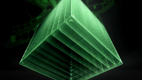 Technology background material for big data cloud storage computing Stock Footage 325750474