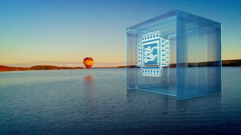 Technology background material for big data cloud storage computing Stock Footage 326831782