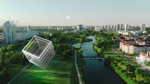 Technology background material for big data cloud storage computing Stock Footage 327174033