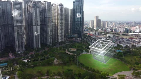 Technology background material for big data cloud storage computing Stock Footage 327174071