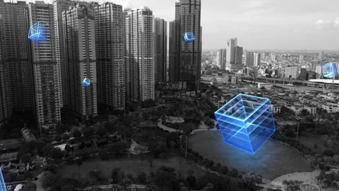 Technology background material for big data cloud storage computing Stock Footage 327245329