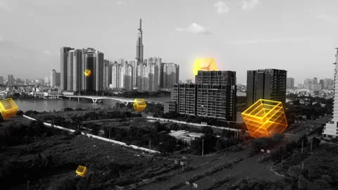 Technology background material for big data cloud storage computing Stock Footage 327247218