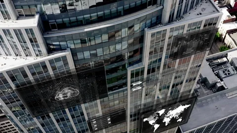 Technology background material for big data cloud storage computing Stock Footage 328261547