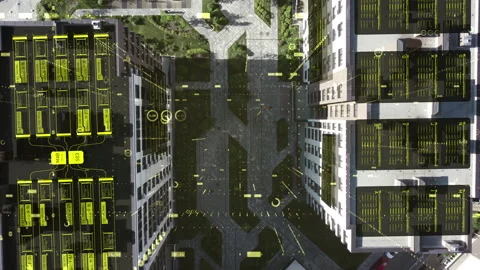 Technology background material for big data cloud storage computing Stock Footage 328261909