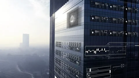 Technology background material for big data cloud storage computing Stock Footage 328265601
