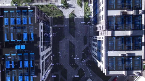 Technology background material for big data cloud storage computing Stock Footage 328267821