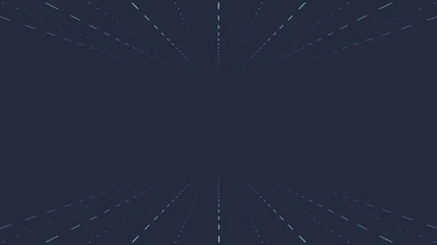 Technology background moving blue lines and dots loop animation navy blue Stock Footage 287874813