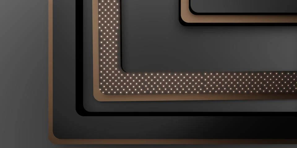 Technology background pattern strong powerful black back red abstract 3d il.. Illustrazione stock