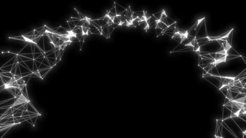 Technology background. Pleasant movement of figures. Transformation of the Stock Footage 112220152