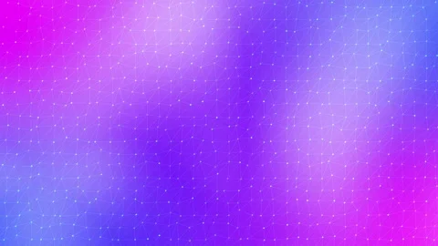 Technology background purple animated with dots and lines loop animation texture Stock Footage 272521550