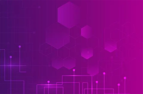 Technology Background Purple Color. Vector Illustration Stock Illustration
