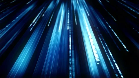 Technology background of a sci-fi surface with abstract data flow. Video stock 132136443