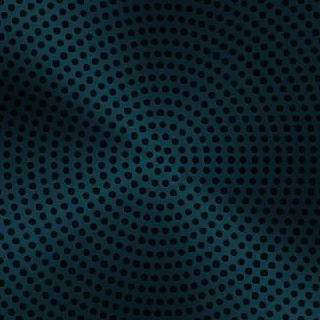 Technology background with seamless circle perforated metal chrome, iron Illustrazione stock