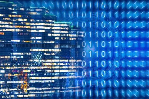 Technology background for smart city with internet of things technology Photos