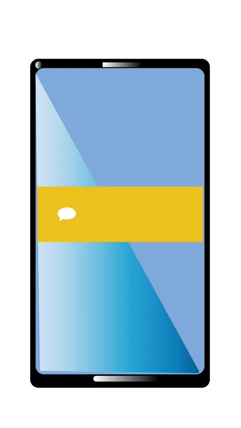 Technology background smartphone message bar animated loop vertical video. .. Stock Footage 321628323