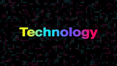 Technology Background text animations Stock Footage 328588887