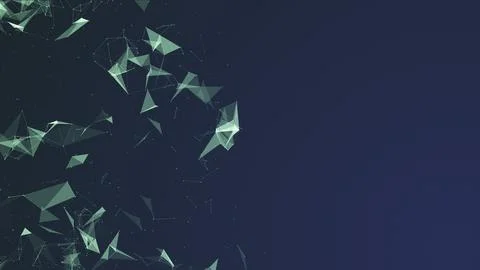 Technology background with triangle shapes Stock Illustration