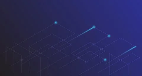 Technology Background v6 Stock Illustration