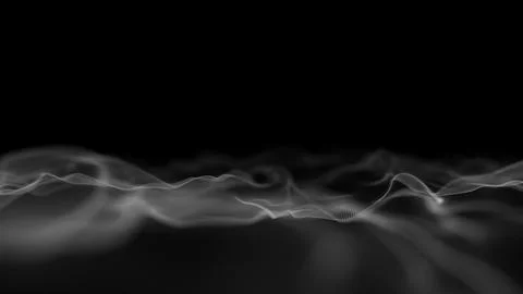 Technology background wave. Data technology abstract futuristic illustration 库存插图