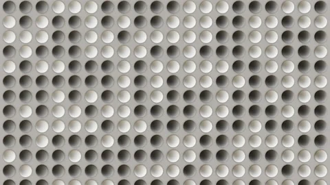 Technology background with white and black spheres on bright grid bacgkround Stock Footage 204704382