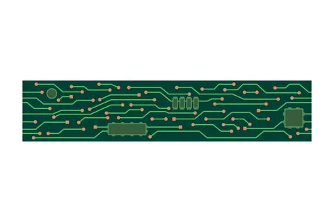 Technology Banner Vector Stock Illustration