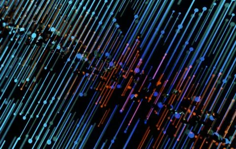 Technology big data network connection Illustration