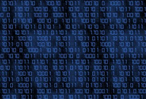 Technology binary background Illustrazione stock