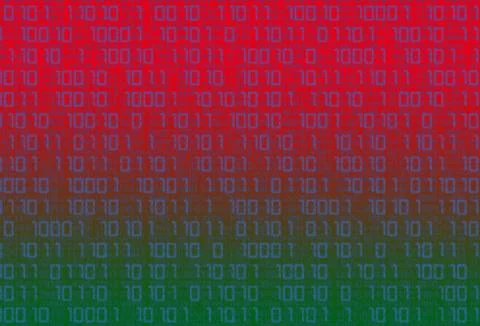 Technology binary background Illustrazione stock