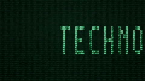 Technology Binary Code Background With Digital Innovation Concept Stock Footage 337038348