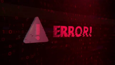 Technology Binary Code Hacking Alert, Cyber Crime Attack Loop Background. Cyber Stock Footage 183417551