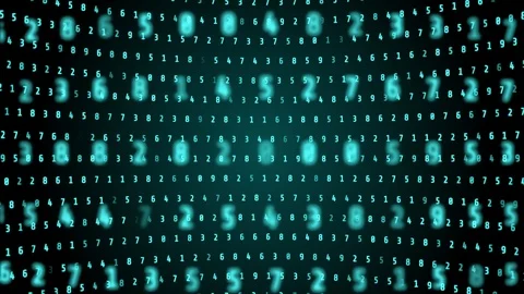 Technology Binary Digital Data Programming Code 4K Footage Motion Graphic. Stock Footage 118837834