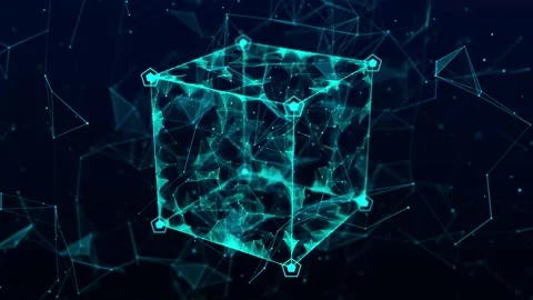 Technology blockchain concept Stock Footage 262422062