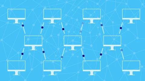 Technology blockchain Stock-Footage 81809348