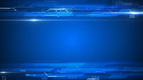 Technology blue abstract background Stock Footage 211113029