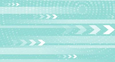 Technology blue minimal background with halftone dots and arrows Stock Illustration