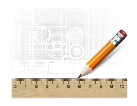 Technology blueprint abstract design 스톡 일러스트