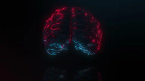 Technology for the brain of the future. Video stock 157035689