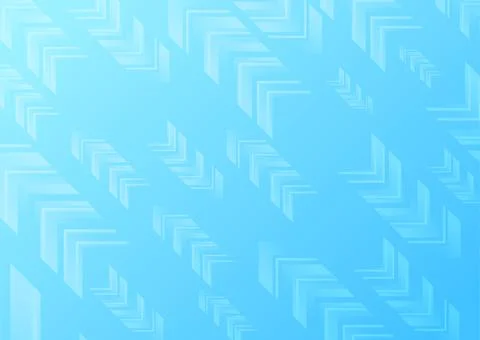 Technology bright blue abstract background with minimal arrows Stock Illustration