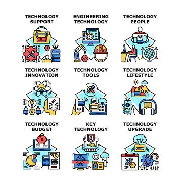 Technology business concept icon vector illustration Stock Illustration