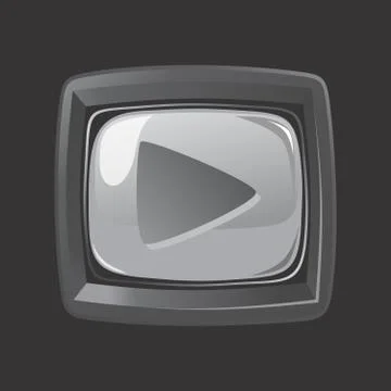 Technology button icon theme Illustrazione stock