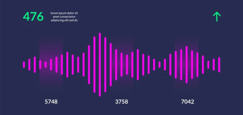 Technology chart infographic. Admin data app, interactive business dashboard Stock Illustration