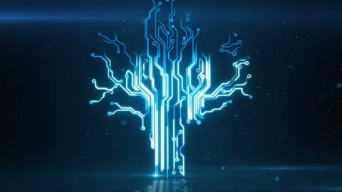 Technology Chip Concept Video stock 296158427