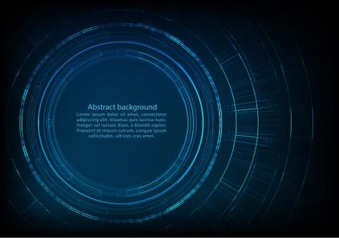 Technology circle Stock Illustration
