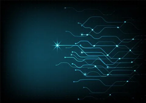 Technology circuit board Stock Illustration