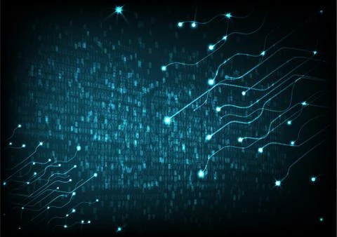 Technology circuit board Stock Illustration