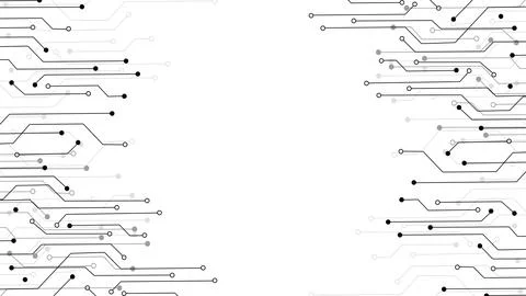 Technology circuit board texture background. Abstract circuit. electronic mot Stock Illustration