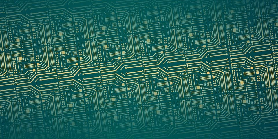 Technology Circuit Board Texture Ilustración de archivo