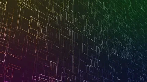 Technology circuit line animated background Stock Footage 258211928
