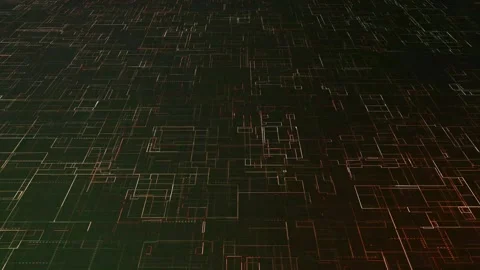 Technology circuit line motion background Stock Footage 258212156