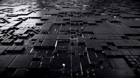 Technology Circuitry Background Video stock 221858394